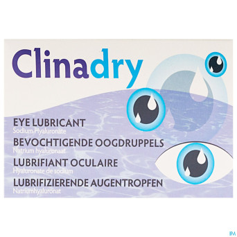 Clinadry gutt oculaire unidose 20x0,25ml