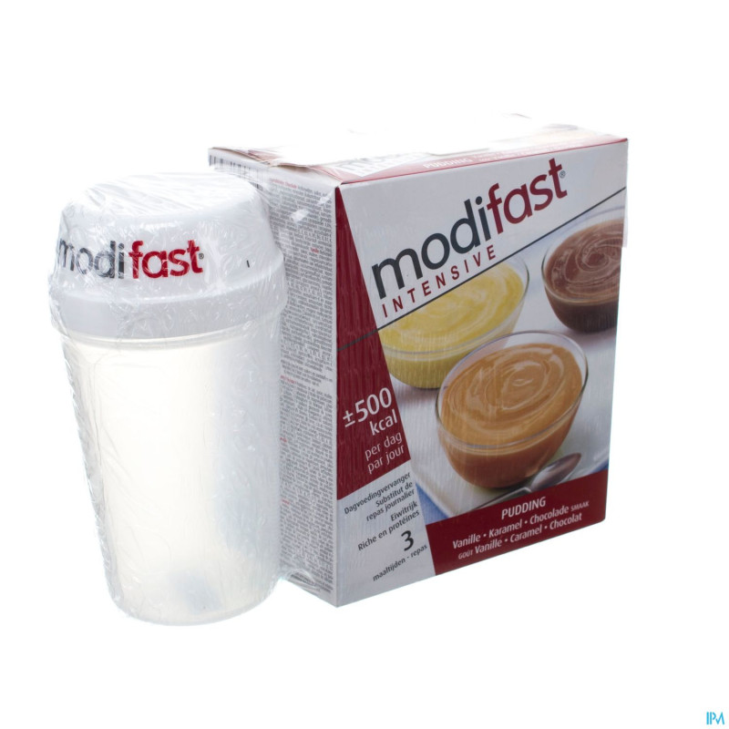 Modifast intensive pack mix(pudding+shakes+shaker)