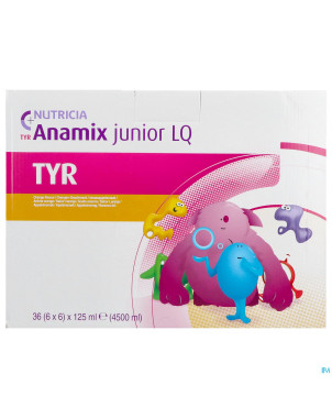 Tyr anamix junior lq orange 36x125ml
