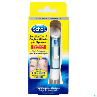 Scholl cure ongles fongiques 3,8ml + 5 limes
