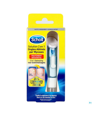 Scholl cure ongles fongiques 3,8ml + 5 limes