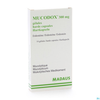 Mucodox 300 mg caps 14