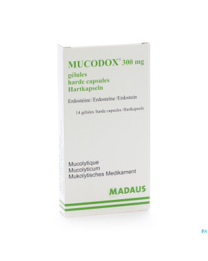 Mucodox 300 mg caps 14