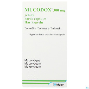 Mucodox 300 mg caps 14
