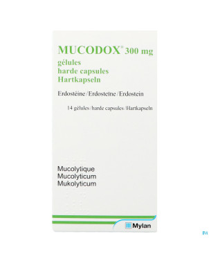 Mucodox 300 mg caps 14