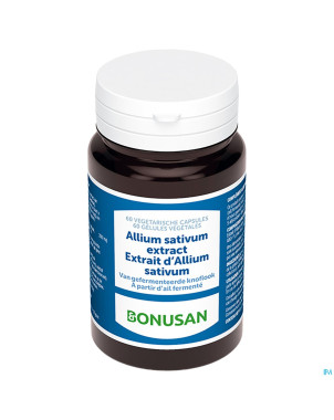Allium sativum extrait    caps 60 bonusan