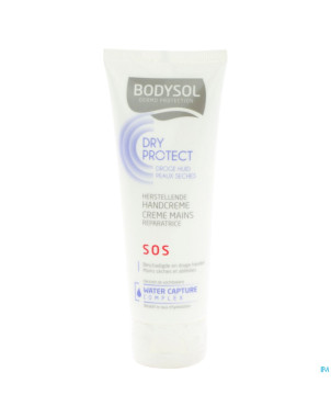 Bodysol dry creme mains sos watercap. 75ml