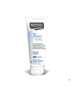Bodysol dry creme mains nuit q10    75ml