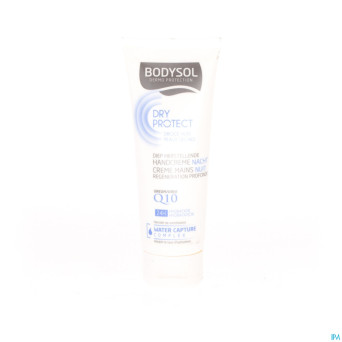 Bodysol dry creme mains nuit q10    75ml