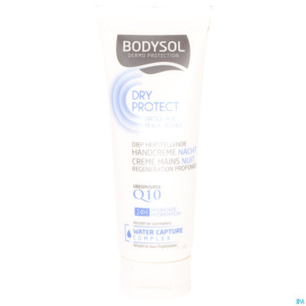 Bodysol dry creme mains nuit q10    75ml