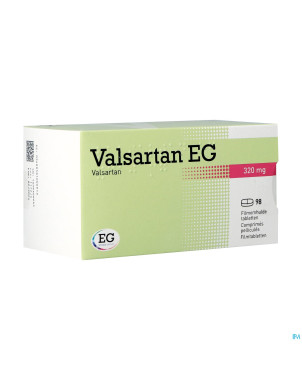 Valsartan eg 320 mg comp pell 98 x 320 mg