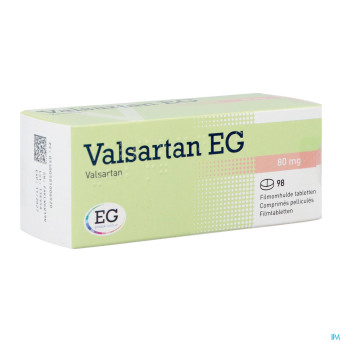 Valsartan eg 80 mg comp pell 98 x 80 mg