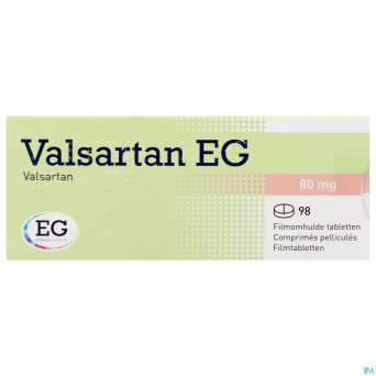 Valsartan eg 80 mg comp pell 98 x 80 mg