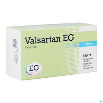 Valsartan eg 160 mg comp pell 98 x 160 mg