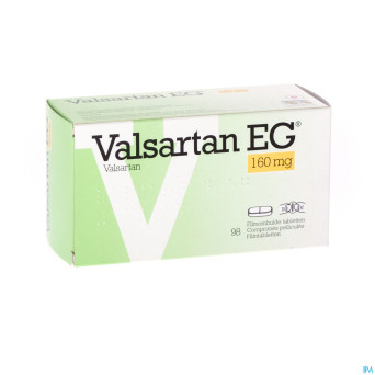 Valsartan eg 160 mg comp pell 98 x 160 mg