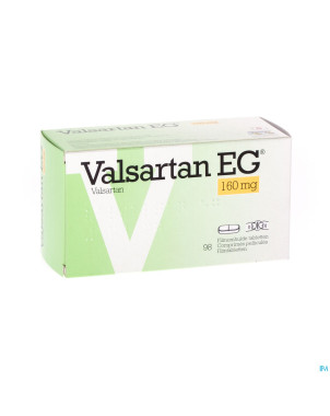Valsartan eg 160 mg comp pell 98 x 160 mg