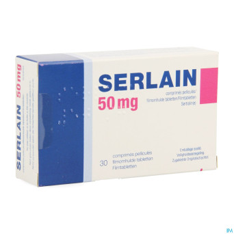 Serlain  50mg pi pharma comp pell  30 x  50mg pip