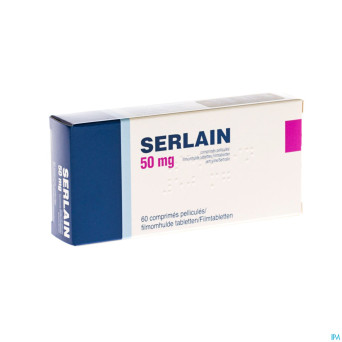 Serlain  50mg pi pharma comp pell  60 x  50mg pip