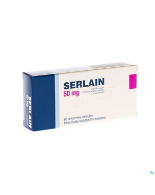 Serlain  50mg pi pharma comp pell  60 x  50mg pip