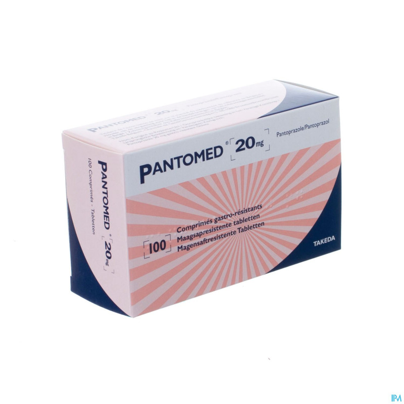 Pantomed pi pharma comp gastro res bl 100x20mg pip