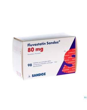 Fluvastatin sandoz comp liberat prolong  98x80mg