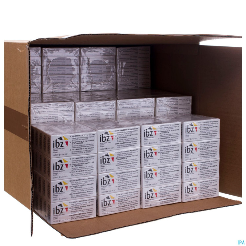 Iodure de potassium comp 480 x 10x65mg 2011