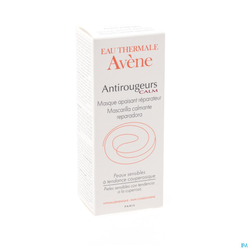 Avene antirougeurs calm masque apais.-reparat.50ml