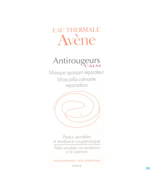Avene antirougeurs calm masque apais.-reparat.50ml