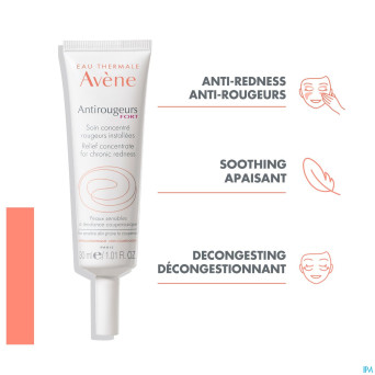 Avene antirougeurs fort soin concentre creme  30ml
