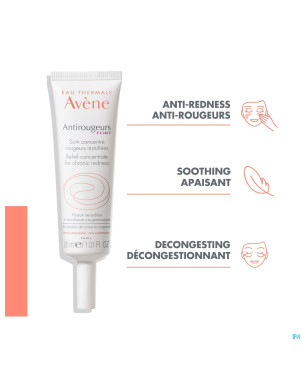 Avene antirougeurs fort soin concentre creme  30ml