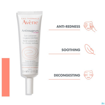 Avene antirougeurs fort soin concentre creme  30ml