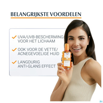 Eucerin sun spray tranparent ip50+ 200ml