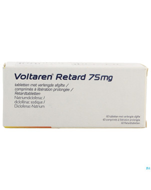 Voltaren retard comp 60 x 75 mg pip