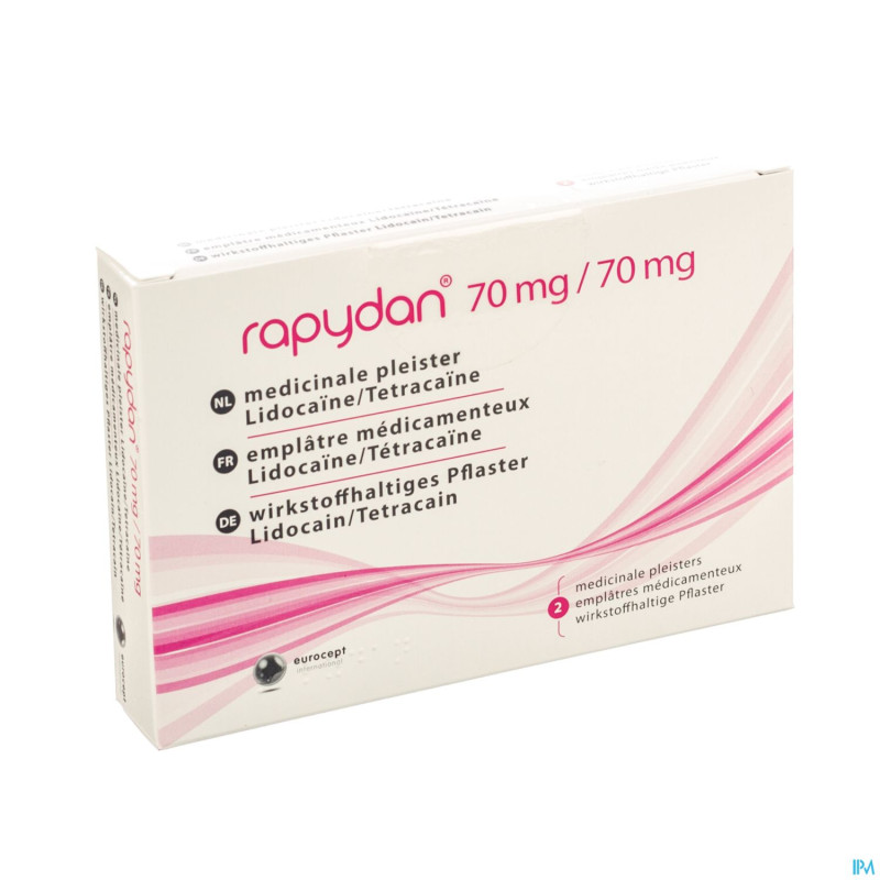 Rapydan 70mg/70mg emplatre medic.  2