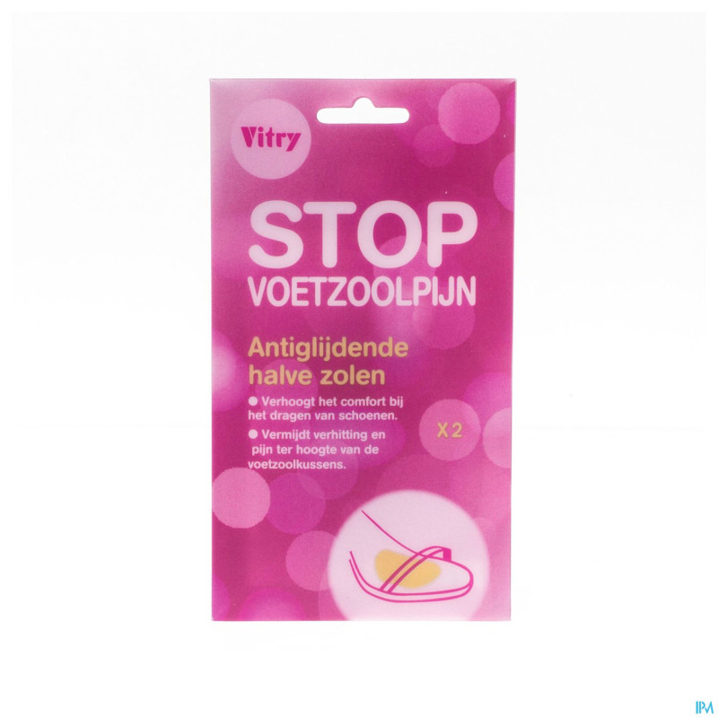 Vitry podologie fr 1/2 semelle a/glisse    2 p0582