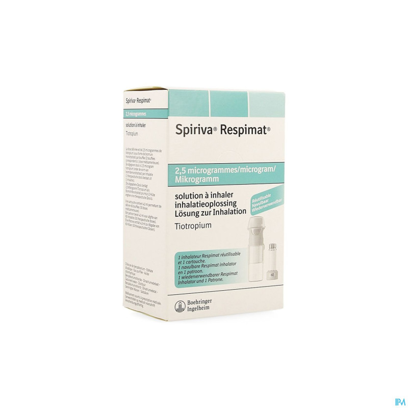 Spiriva respimat 2,5mcg  60 sol inhal+1 cartouche
