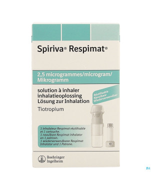 Spiriva respimat 2,5mcg  60 sol inhal+1 cartouche
