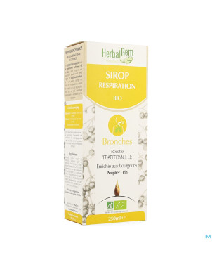 Herbalgem sirop respiration bio enf-adulte   250ml