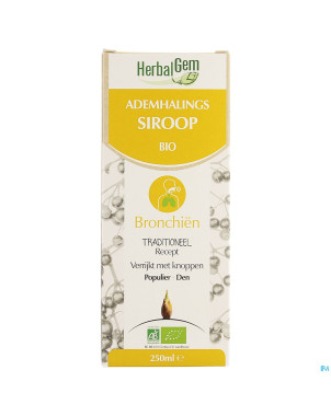Herbalgem sirop respiration bio enf-adulte   250ml