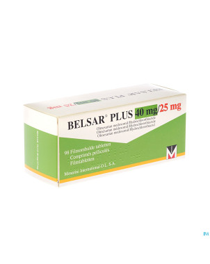 Belsar plus 40 mg/25 mg comp pell 98