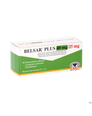 Belsar plus 40 mg/25 mg comp pell 98