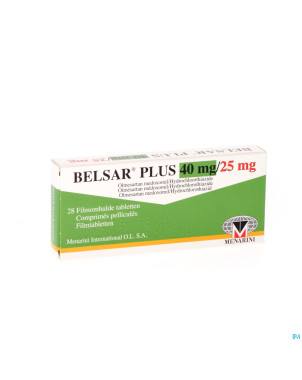 Belsar plus 40 mg/25 mg comp pell 28