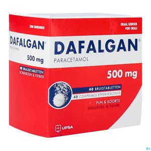 Dafalgan 500mg pi pharma comp efferv. 40 pip