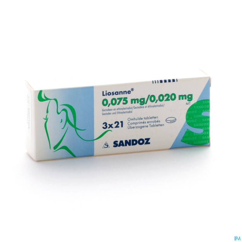 Liosanne 20 sandoz comp enrobe  3x21