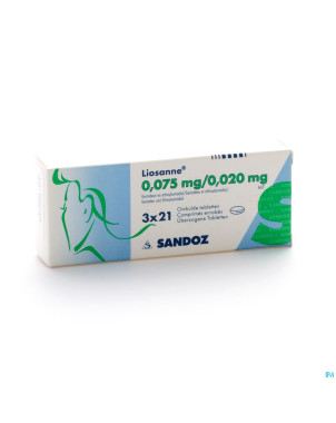 Liosanne 20 sandoz comp enrobe  3x21