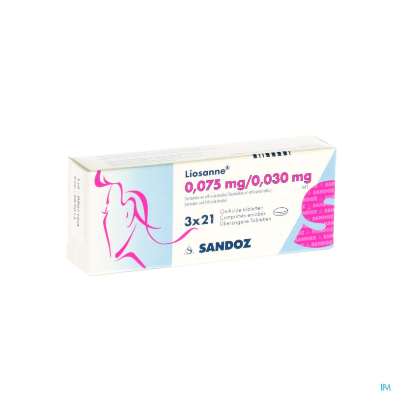 Liosanne 30 sandoz comp enrobe  3x21