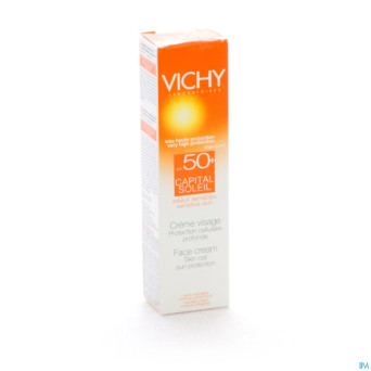 Vichy cap sol ip50+ creme visage peau sens 30ml