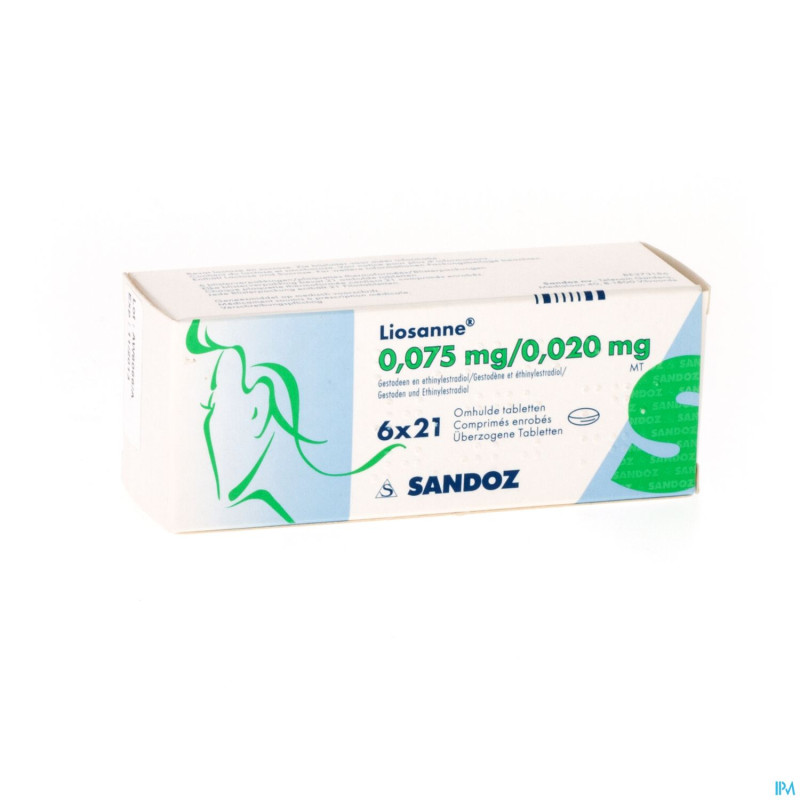 Liosanne 20 sandoz comp enrobe  6x21