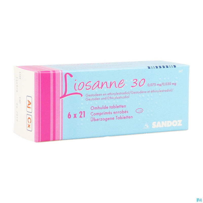 Liosanne 30 sandoz comp enrobe  6x21