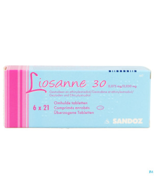 Liosanne 30 sandoz comp enrobe  6x21